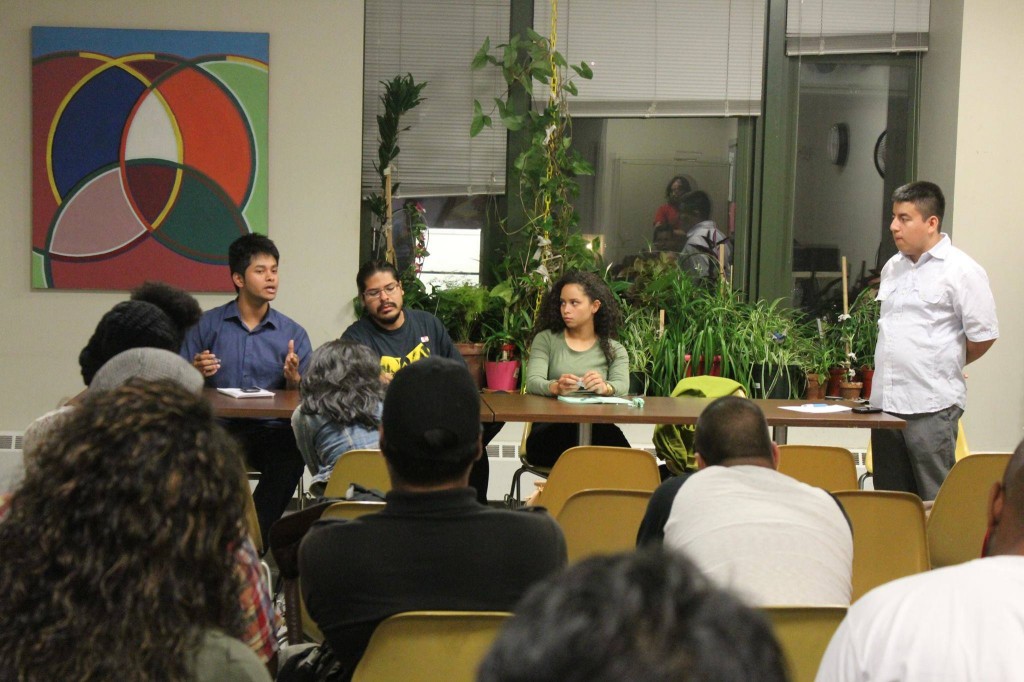 RSCC Panelists and members (left to right) Tafadar Sourov, Luis Henriquez, Angelica Hernandez, and Percy Luján. Credit: The RSCC