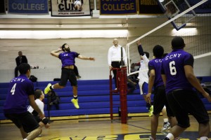 Siriban led the Beavers to a come from behind win with 14 kills Thursday night. Photo by Jeff Weisinger