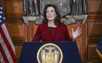 Governor Hochul at podium