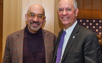 Simons Foundation President David N. Spergel and CUNY Chancellor Félix V. Matos Rodríguez