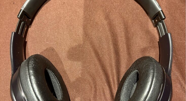 A pair of Beats headphones. Javonn Isler’s parents use these to listen to music, as even though they cannot hear the music, they can feel the vibrations.