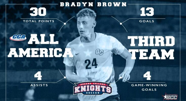 Bradyn Brown’s official All-American poster, celebrating his historic freshman season.