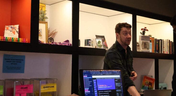 The CUNY Public Interest Technology Lab hosted a series of student projects at the Oculus as part of Open Data Week.