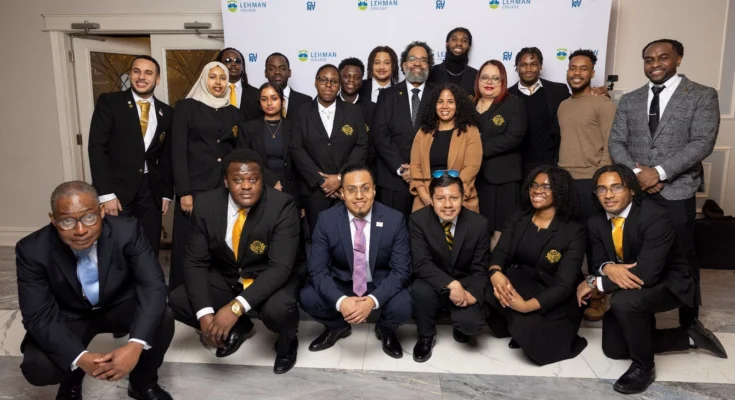 Members of the Urban Male Leadership Program attend the 10th Annual Awards & Scholarship Brunch.