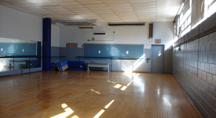 Room 313 in Fitzgerald Gymnasium, the studio where some student clubs had trouble accessing.